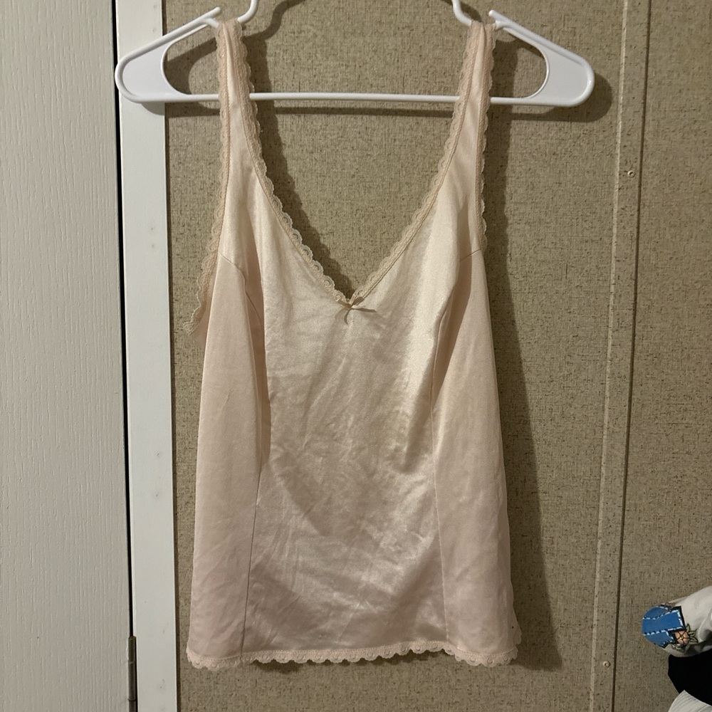 Vintage baby pink camisole